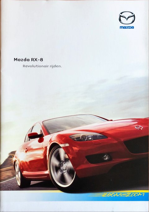 Mazda RX-8 nr. BJN 18603 NL, 2003-07 A4, 28, NL, € 5,= year 2003 folder brochure