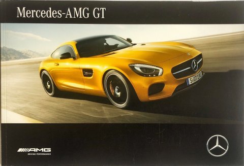 Mercedes AMG GT nr. 2066-07-02, 2016-06 19,3 x 28,4, 64, NL 2016 folder brochure