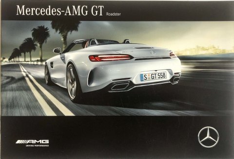 Mercedes AMG GT nr. 2067-07-00 2016-11 19,3 x 28,4, 20, NL 2016 folder brochure