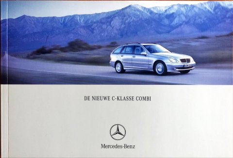Mercedes C combi W203 nr. 0206-07-00, 2001-02 17,0 x 25,0, 64, NL year 2001 folder brochure