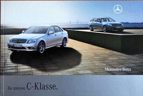 Mercedes C sedan en combi W204 nr. 0018-07-00, 2007-11 17,0 x 25,0, 136, NL year 2007 folder