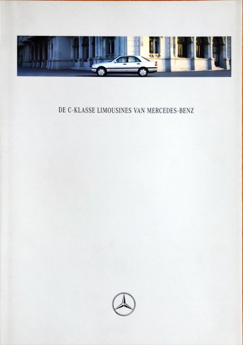 Mercedes C sedan W202 nr. 0010-07-02, 1996-08 A4, 54, NL year 1996 folder brochure