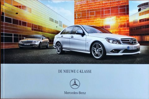 Mercedes C sedan W204 nr. 0017-07-01, 2007-06 17,0 x 25,0, 102, NL year 2007 folder brochure