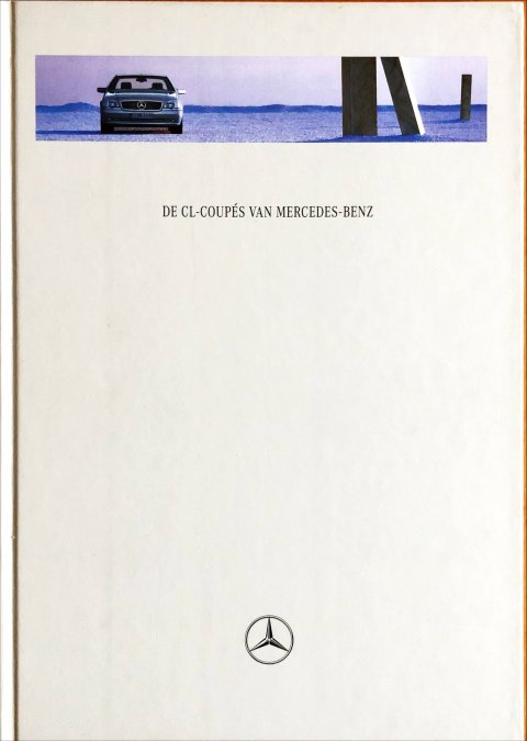 Mercedes CL coupe C140 nr. 0904-07-07, 1996-10 A4 boek, 48, NL year 1996 folder brochure