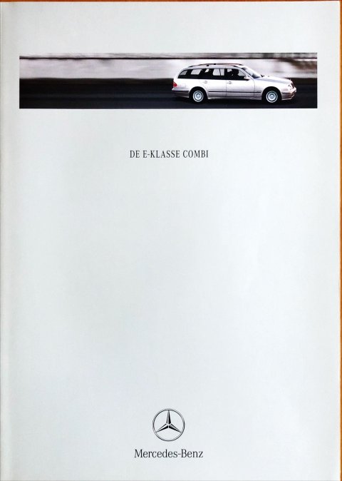 Mercedes E combi W210 nr. 0507-07-01, 1999-12 A4, 54, NL year 1999 folder brochure