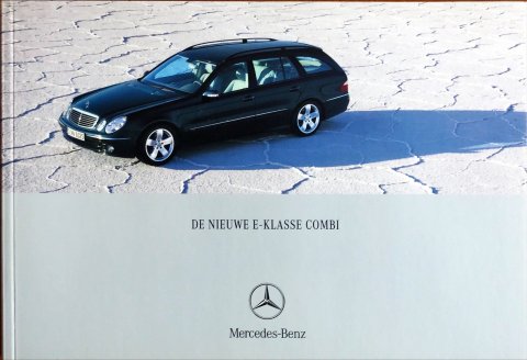 Mercedes E combi W211 nr. 0509-07-00, 2003-01 17,0 x 25,0, 74, NL year 2003 folder brochure