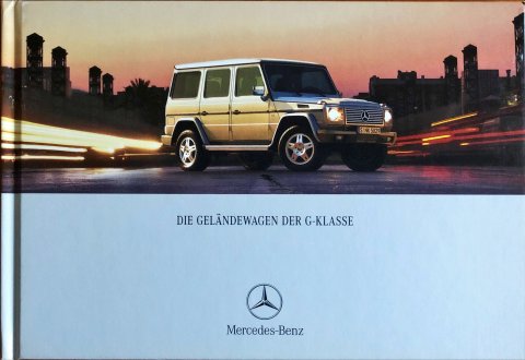 Mercedes G nr. 1232-00-02, 2002-06 17,0 x 25,0 (boek), 64, DE year 2002 folder brochure