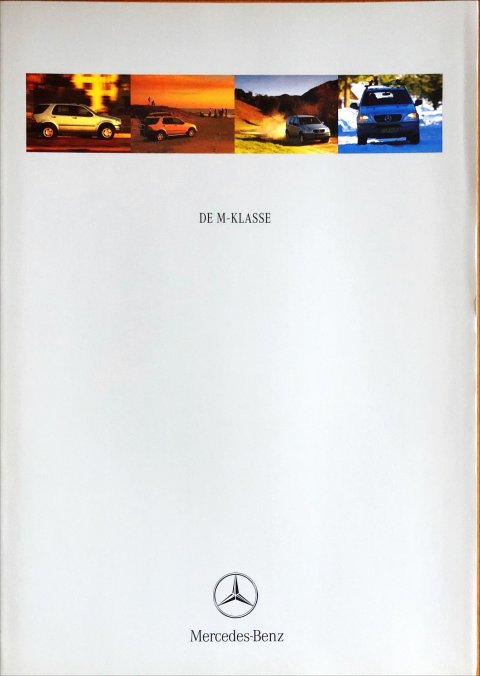 Mercedes M nr. 1201-07-00, 1997-11 A4, 48, NL year 1997 folder brochure