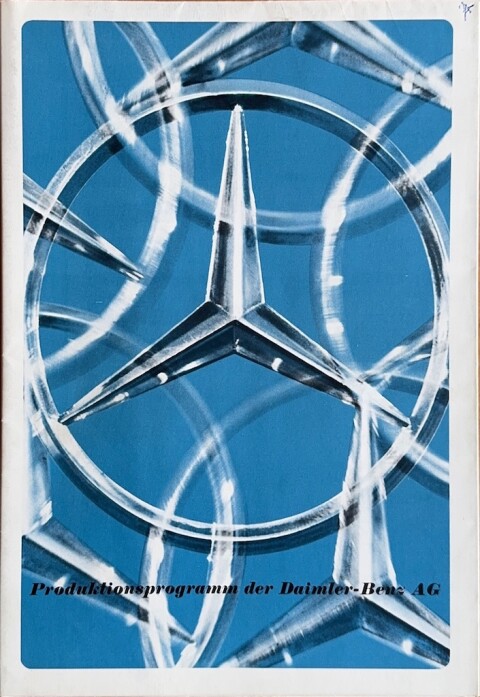 Mercedes Produktionsprogramm der Daimler Benz AG nr. WZ 5111:17:01:1174, 1974 11 A4, 32, DE year 1974 folder brochure
