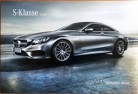 Mercedes S-klasse Coupé C217 nr. 0915-07-01, 2015-06 19,3 x 28,4, 72, NL year 2015 folder brochure