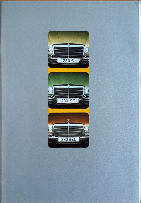 Mercedes S klasse W116 (280 S, 280 SE, 280 SEL) nr. WZ 1530:03:07, 1974 07 A4, 40, NL year 1974 folder brochure