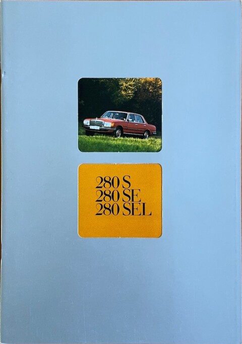 Mercedes S klasse W116 (280 S, 280 SE, 280 SEL) nr. WZ 1646:03:07, 1976 12 A4, 38, NL year 1976 folder brochure