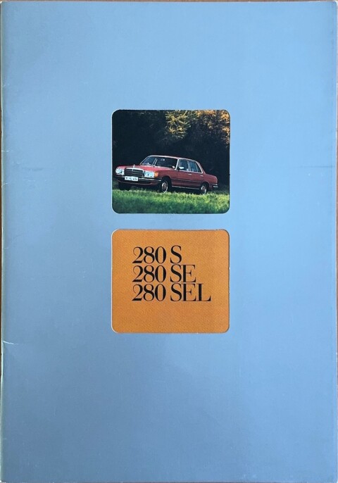 Mercedes S klasse W116 (280 S, 280 SE, 280 SEL) nr. WZ 1646:04:07, 1978 01 A4, 38, NL year 1978 folder brochure
