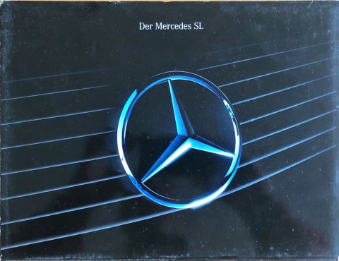 Mercedes SL R129 nr. 0806-00-06, 1992-02 24,5 x 32,5, 44, DE year 1992 folder brochure