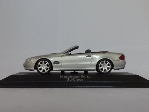 Mercedes SL (R230), 2001-2012, zilver, Minichamps, B6 696 1924 