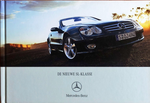 Mercedes SL R230 nr. 0813 07 00, 2006 04 17,0 x 25,0 (boek), 84, NL year 2006 folder brochure