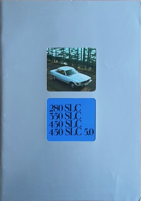 Mercedes SLC C107 (280 SLC, 350 SLC, 450 SLC, 450 SLC 5.0) nr. WZ 1664:05:07, 1978 02 A4, 48, NL year 1978 folder brochure