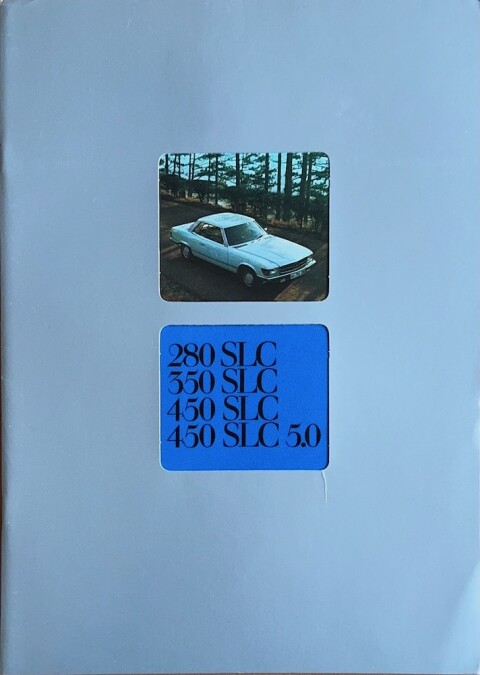 Mercedes SLC C107 (280 SLC, 350 SLC, 450 SLC, 450 SLC 5.0) nr. WZ 1664:06:00, 1979 08 A4, 48, DE year 1979 folder brochure