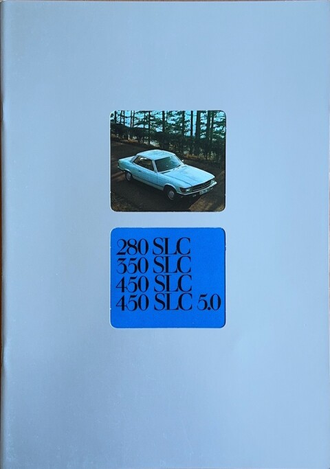 Mercedes SLC C107 (280 SLC, 350 SLC, 450 SLC, 450 SLC 5.0) nr. WZ 1664:06:07, 1979 08 A4, 48, NL year 1979 folder brochure