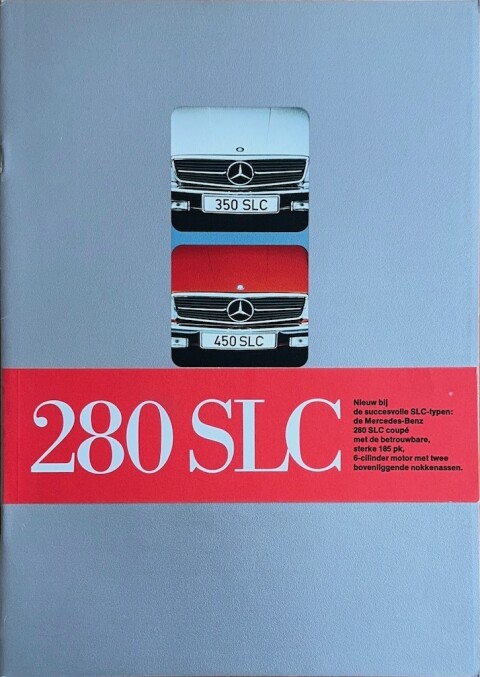 Mercedes SLC C107 (280 SLC, 350 SLC, 450 SLC) nr. WZ 1513:03:06, 1974 06 A4, 36, NL year 1974 folder brochure