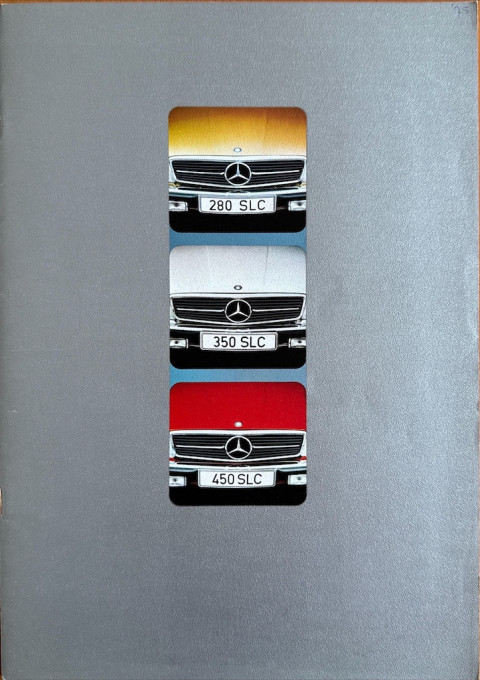 Mercedes SLC C107 (280 SLC, 350 SLC, 450 SLC) nr. WZ 1513:04:07, 1974 12 A4, 36, NL year 1974 folder brochure