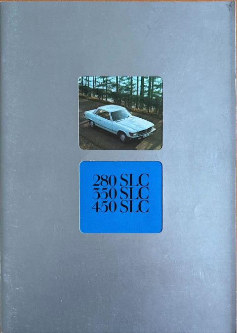 Mercedes SLC C107 (280 SLC, 350 SLC, 450 SLC) nr. WZ 1664:01:07, 1975 12 A4, 44, NL year 1975 folder brochure