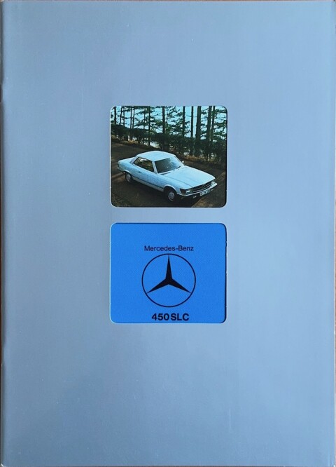 Mercedes SLC C107 (450 SLC) nr. WZ 1665:04:02, 1978 03 A4, 36, EN year 1978 folder brochure