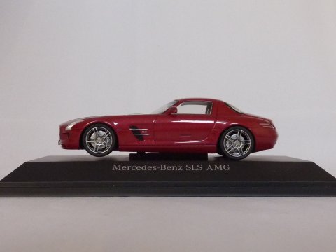 Mercedes SLS AMG, 2010-2014, rood, Schuco, B6 696 0025