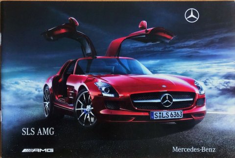 Mercedes SLS AMG 2061-00-00 coupe 2009-12 DE 2009 folder brochure