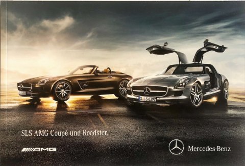 Mercedes SLS AMG 2063-00-00 Coupe en Roadster 2011-10 DE 2011 folder brochure