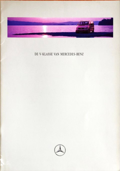 Mercedes V  nr. 0301-07-01, 1996-12 A4, 36, NL year 1996 folder brochure