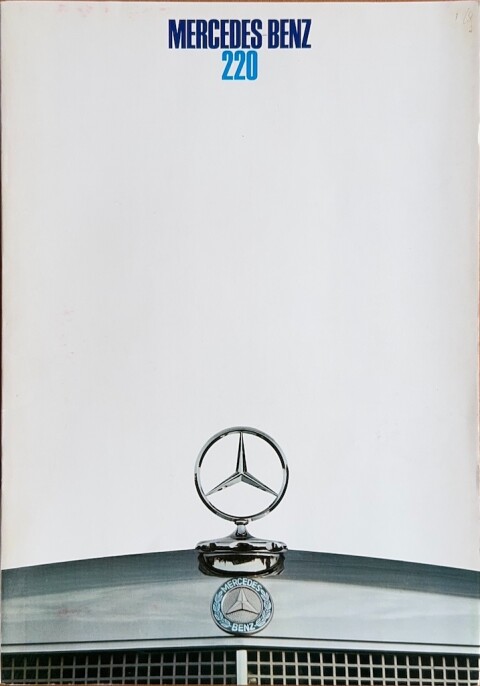 Mercedes W108 (220) nr. 220 1268 8000, 1968 12 22,0 x 31,0, 18, NL year 1968 folder brochure