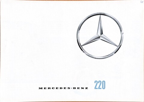 Mercedes W111 (220) nr. P 2234:5, 1963 08 A4, 8, DE year 1963 folder brochure