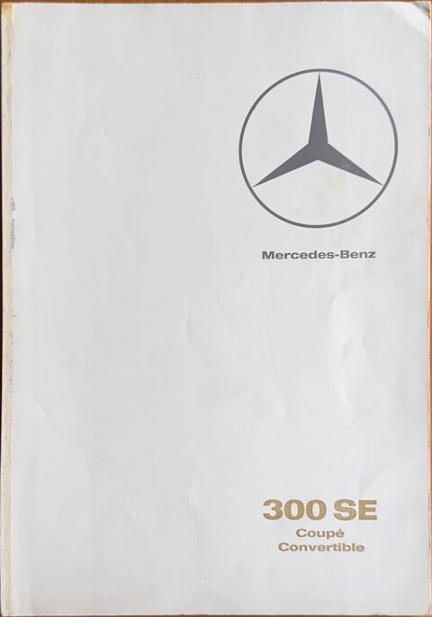 Mercedes W112 (300 SE Coupe, Cabriolet) nr. 179:2 KA, 1965 12 22,0 x 31,0, 26, EN year 1965 folder brochure