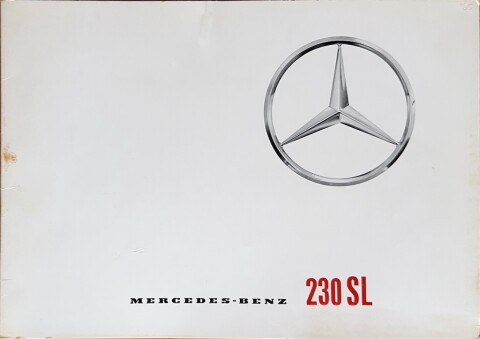 Mercedes W113 (230 SL Pagode) nr. P 1092:2 e, 1964 08 22,0 x 31,0, 30, EN year 1964 folder brochure