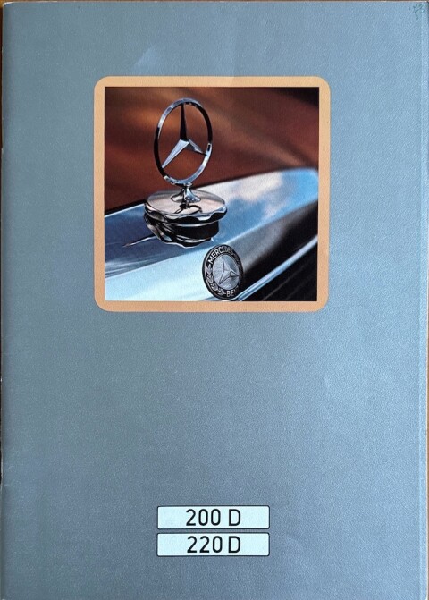 Mercedes W114 : W115 200 D, 220 D nr.  , 1973 01 A4, 36, NL year 1973 folder brochure