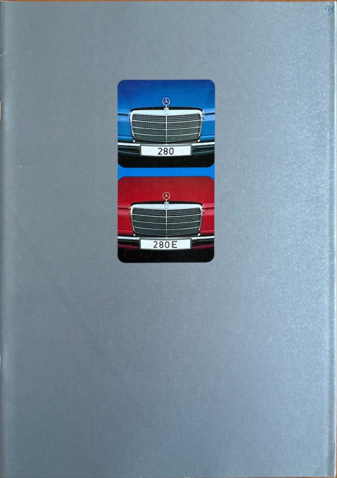 Mercedes W114 : W115 280, 280E nr. WZ 1527:00:00, 1973 11 A4, 36, DE year 1973 folder brochure