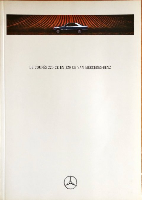 Mercedes W124 220 CE en 320 CE Coupe nr. 0405-07-00, 1992-10 A4, 44, NL year 1992 folder brochure