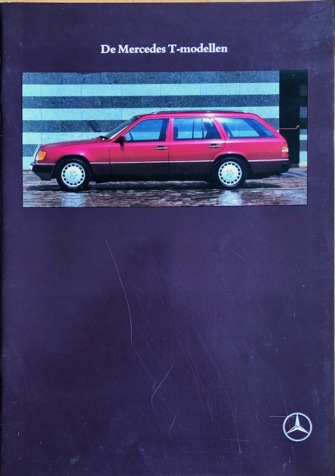 Mercedes W124 Combi nr. 0502 07 04, 1991 09 A4, 46, NL year 1991 folder brochure