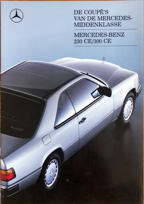 Mercedes W124 Coupe nr. 0401-07-02, 1987-08 A4, 34, NL year 1987 folder brochure