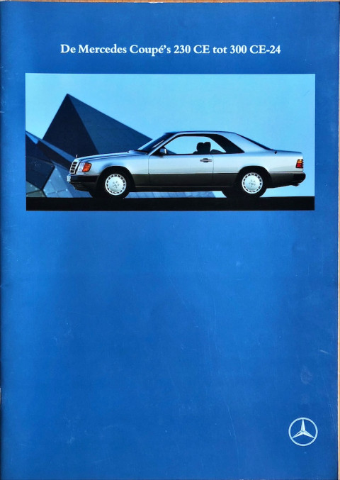 Mercedes W124 Coupe nr. 0403 07 04, 1991 08 A4, 34, NL year 1991 folder brochure