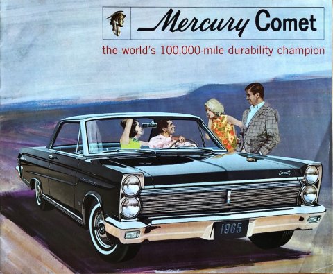 MERCURY COMET NR. C65-100, 1965 23,0 X 28,0, 20, EN YEAR 1965 FOLDER BROCHURE (1)