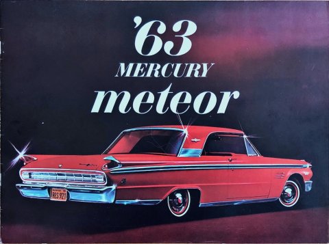Mercury Meteor nr. -, 1963 23,5 x 31,5, 12, EN year 1963 folder brochure
