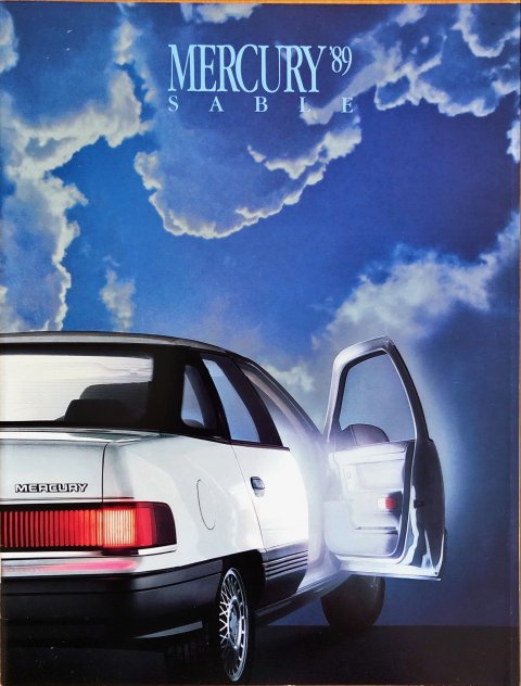 Mercury Sable 1989 nr. P-7230, 1988-07 21,5 x 28,0, 24, EN year 1988 folder brochure