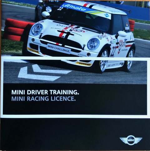 Mini Driver Training : Racing Licence nr. 412 612 435, 2007-03 20,5 x 20,5, 16, DE year 2007 folder brochure