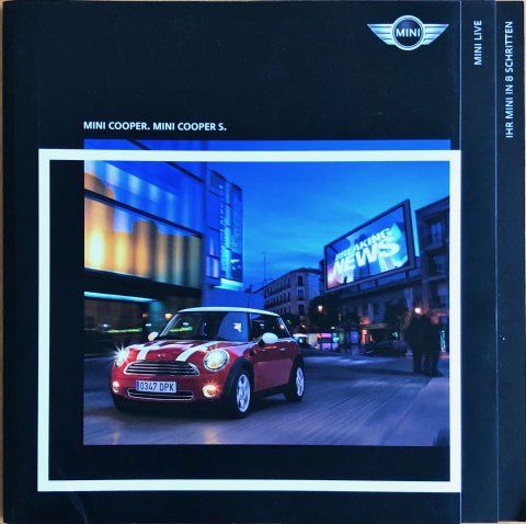 Mini Hatchback Cooper : Cooper S nr. 611 056 101 10 2 2006, 2006 23,0 x 23,0, 92, DE year 2006 folder brochure