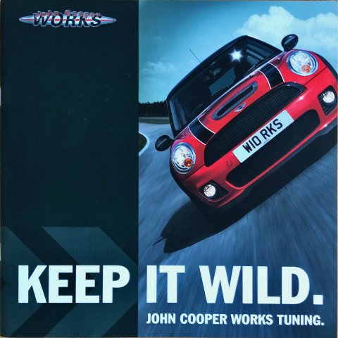 Mini Hatchback John Cooper Works Tuning nr. 01 21 0 417 010, 2006-08 23,0 x 23,0, 18, DE year 2006 folder brochure