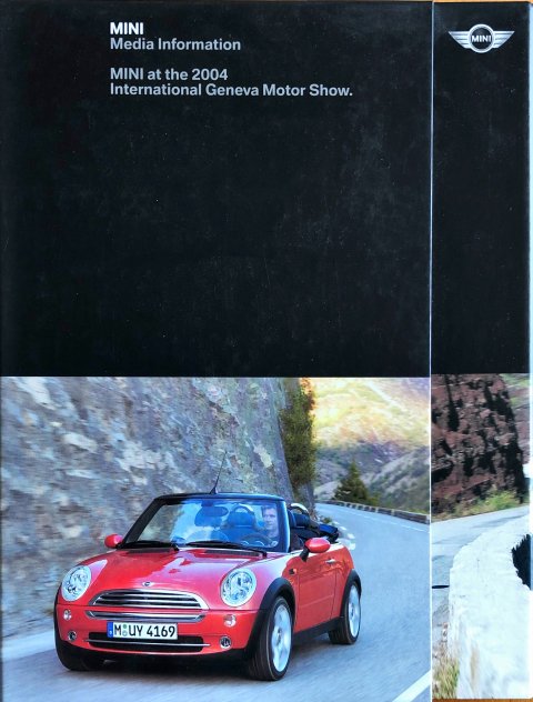 Mini Media Information Mini Geneve 2004 Mini Cabriolet nr. -, 2004-03 24,0 x 31,0, 24, EN year 2004 folder brochure