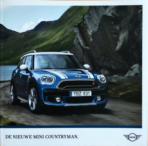 Mini Mini Countryman nr. 511 060 440 65 11 2016, 2016 23,0 x 23,0, 50, NL year 2016 folder brochure