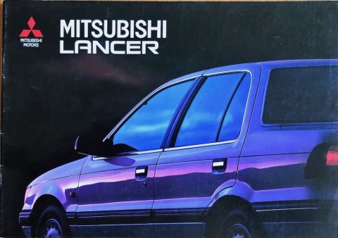 Mitsubishi Lancer nr. FF000100, 1990-11 NL 1990 folder brochure